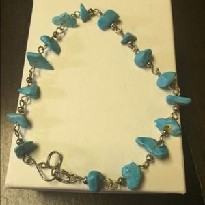 Turquoise bracelet or anklet