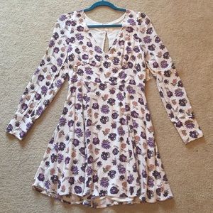 Free People purple flower dress