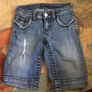 See thru soul Bermuda shorts