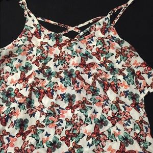 Torrid butterfly cami