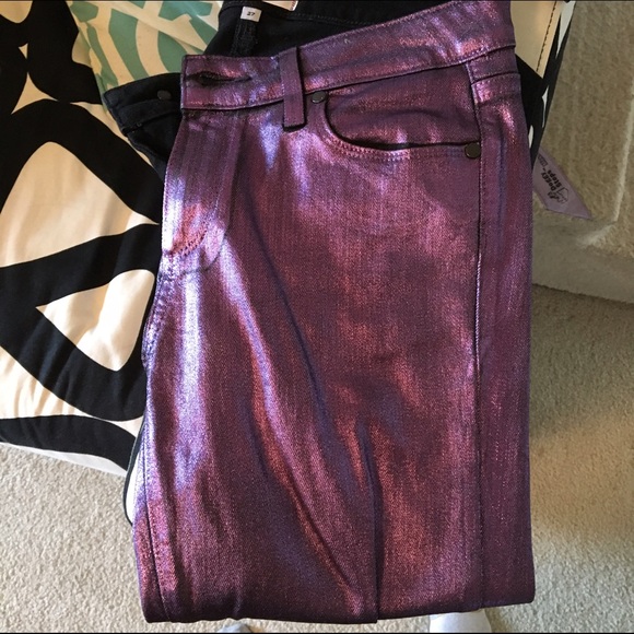Nordstrom Shiny Purple Skinny Jeans!