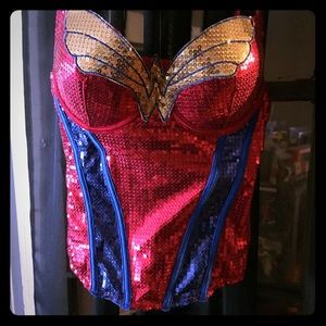 Sequin Wonder Woman Top