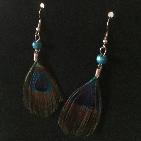 Peacock feathers