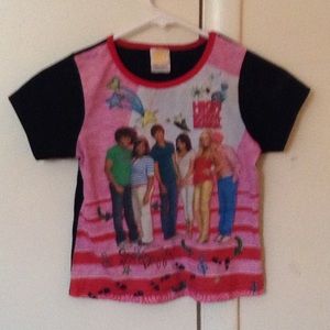 Kids Black and Pink High School Musical Shirt