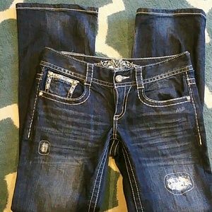 Maurice sequin detail jeans