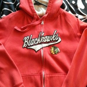 Chicago Blackhawks zip up sweater