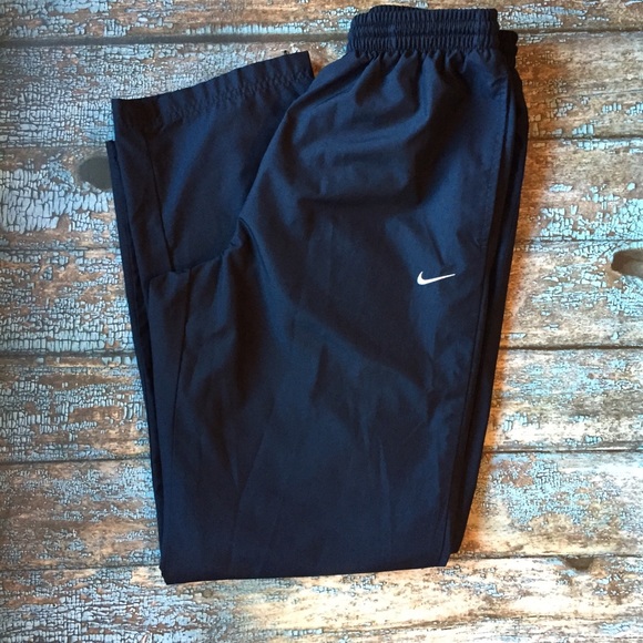 Nike navy blue track pants