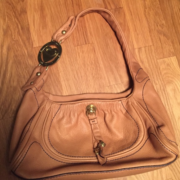 Juicy couture tan small shoulder bag