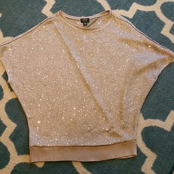 Nicole miller sequin top