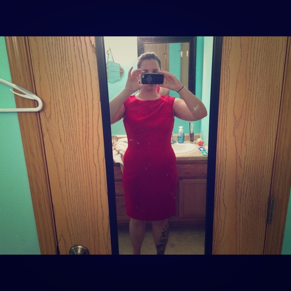 The limited red dress