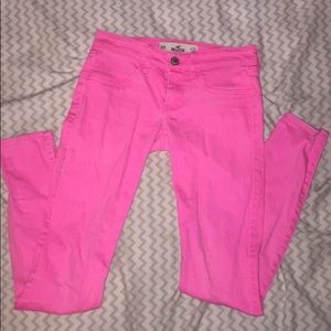 Hollister Hot Pink Skinny Jeans
