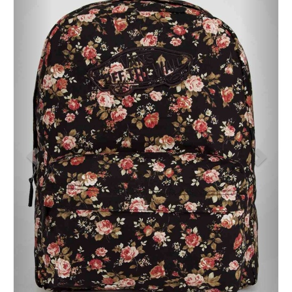 Vans floral backpack