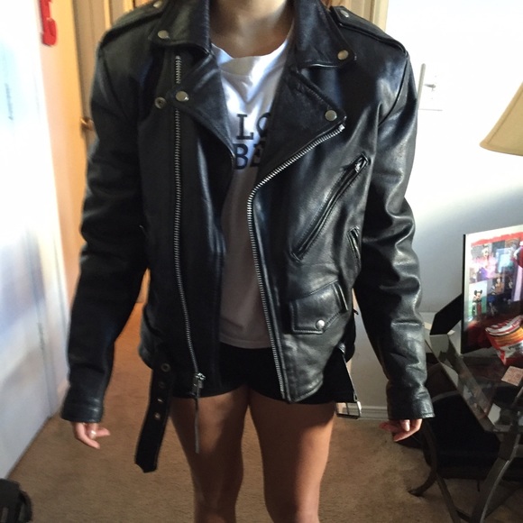 **SOLD** Black Wilson's leather jacket