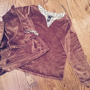 Brown Velvet PJ's