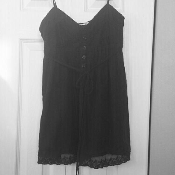 Adorable Black Babydoll Top