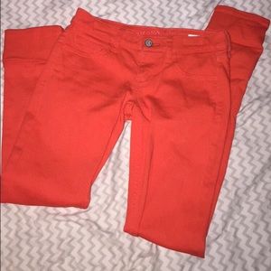 Arizona Orange Skinny Jeans