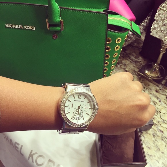 Silver Michael kors watch (mk5411)