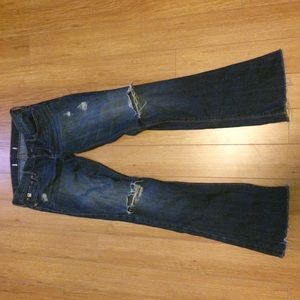 Distressed Abercrombie jeans