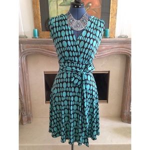 Coming Soon! Chocolate and turquoise dress