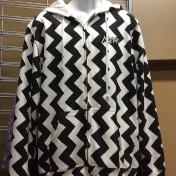 Neff Crooked White large zip hoodie
