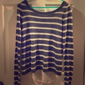 Express striped sweater