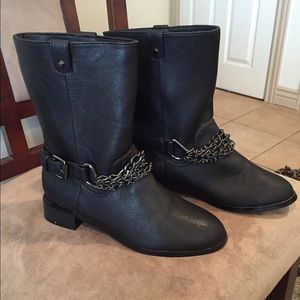Express Black Ankle Boots