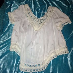 Crocheted top