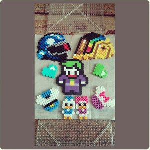 Perler bead Keychains