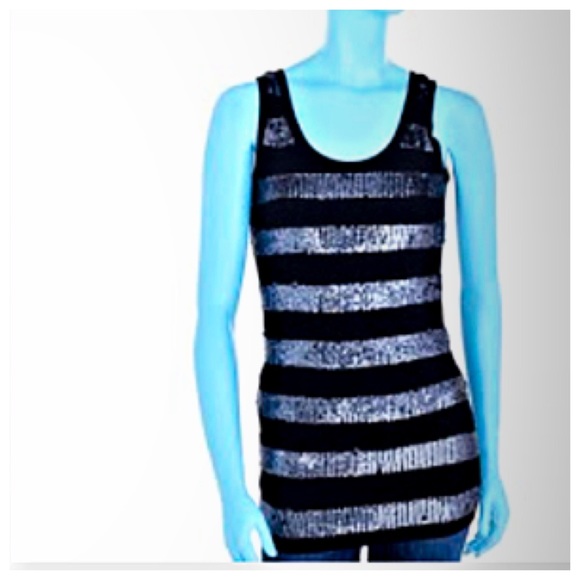 Barney's New York sequin top