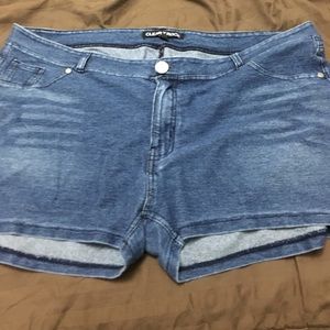 Size 3x stretchy jean shorts