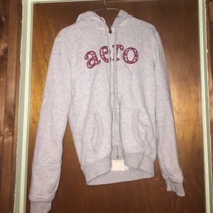Aeropostale grey jacket/hoodie
