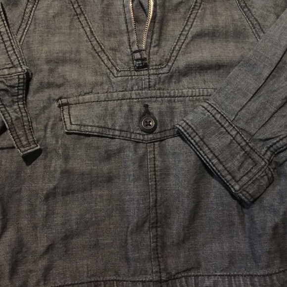 Denim pullover jacket - Picture 2 of 4