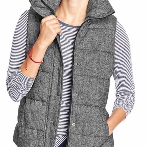 Tweed like vest