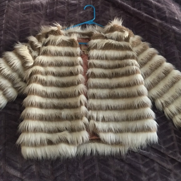 Faux fur coat