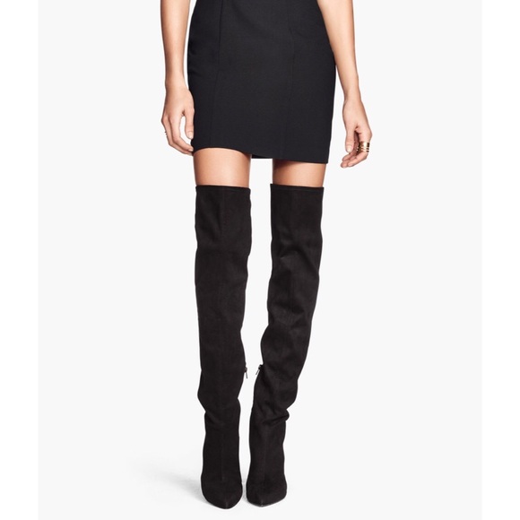 H&M Shoes - H&M pointed thigh high boots