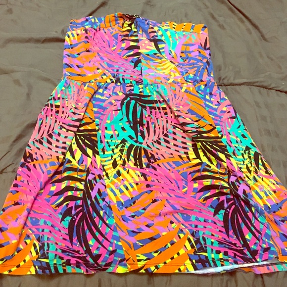 Tube top dress