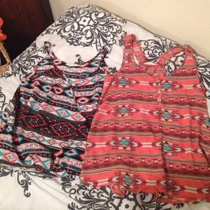 Aztec tank tops