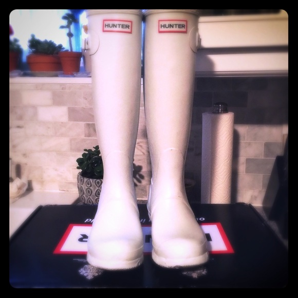 White Hunter Tall Boots