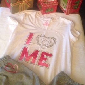 I❤️me t-shirt & Capri pj set