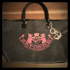 Juicy Coutoure velour bag