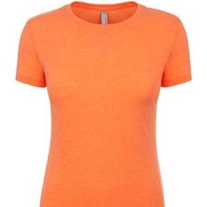 NWOT soft orange crew neck t-shirt