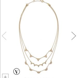 Stella and dot gold necklace