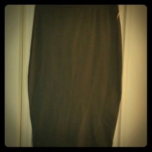Olive Pencil Skirt