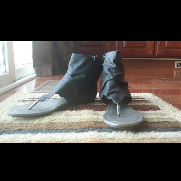 Black Punk/Biker Sandals