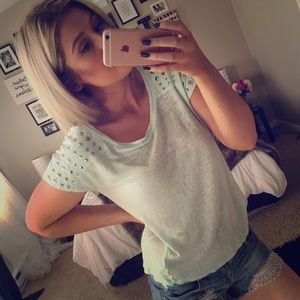 Mint Studded Tee