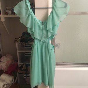 Mint Green Dress