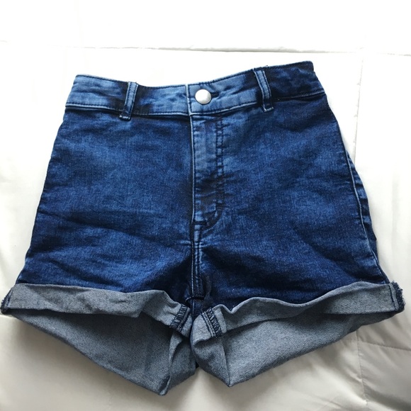 High waisted jean shorts from HM