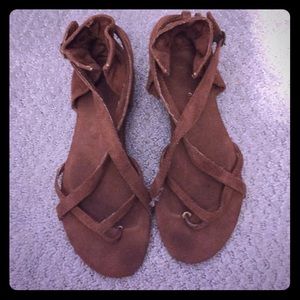Hipster hobo sandal