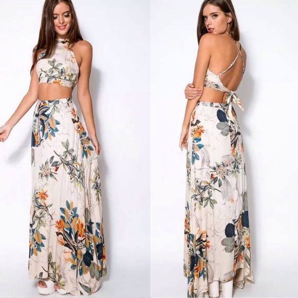 Atalienay Dresses & Skirts - NEW tropical&beautiful 2 piece set