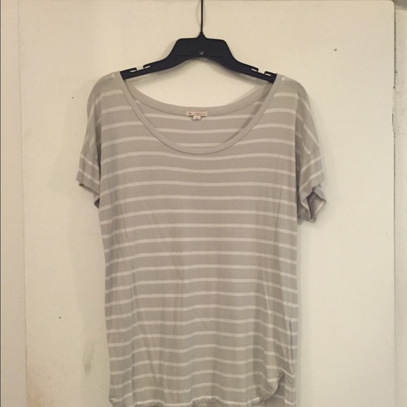 flowy striped tee